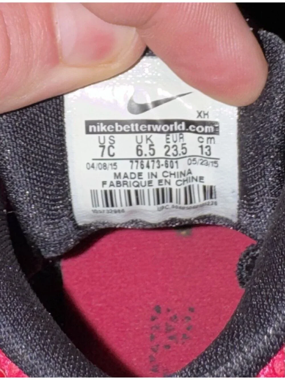 Nike LeBron Soldier 9 TD Boys Baby Infant Athletic Shoes Size 7C Pink White
